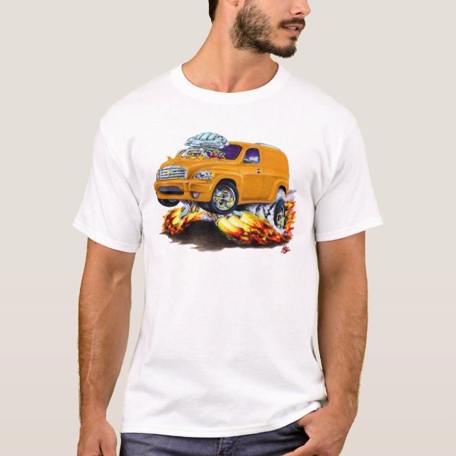 Camiseta Camión del panel anaranjado de Chevy HHR (Anverso)