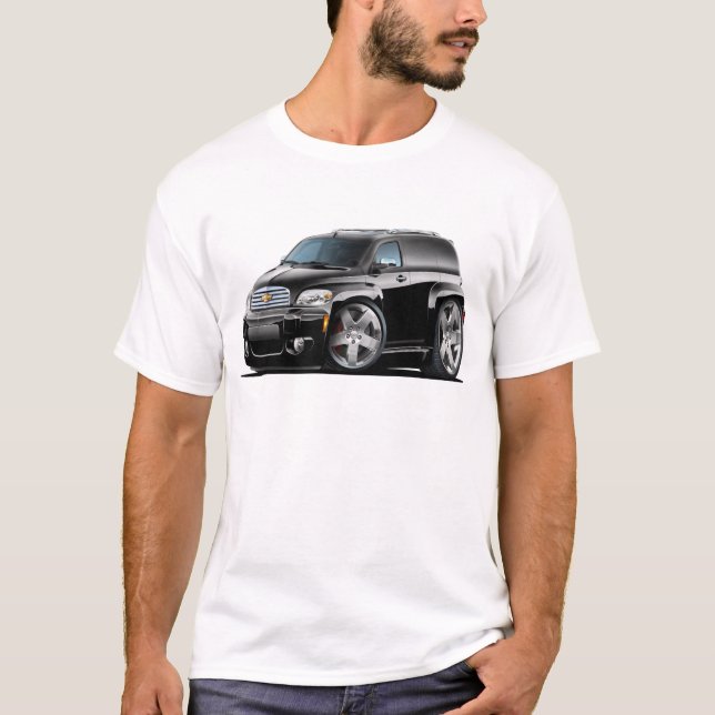 Camiseta Camión del panel negro de HHR (Anverso)