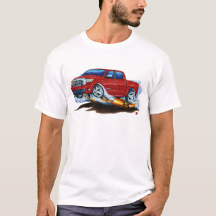 Camiseta Camión del rojo de Crewmax de la tundra de Toyota