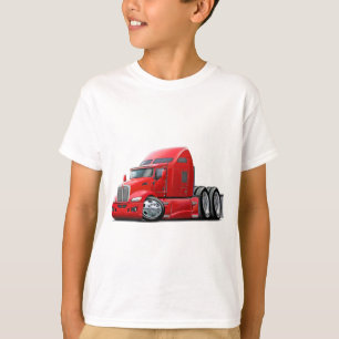 Camiseta Camión del rojo de Kenworth 660
