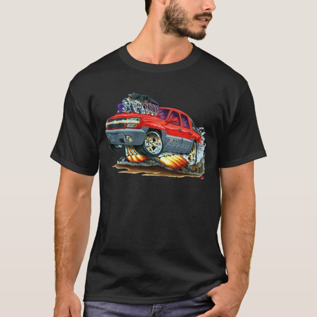 Camiseta Camión del rojo de la avalancha (Anverso)