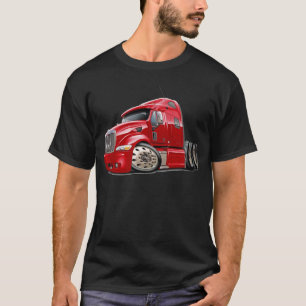 Camiseta Camión del rojo de Peterbilt