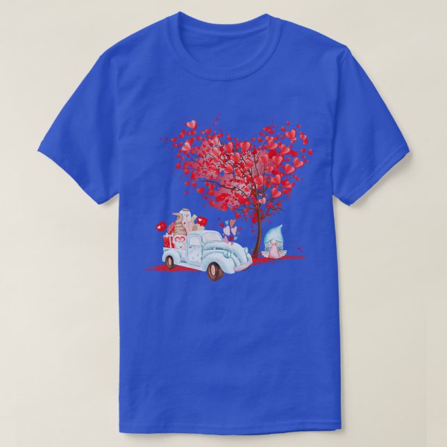 Camiseta Camión Día de San Valentín de Gnomes Cute Gnomes C (Diseño del anverso)