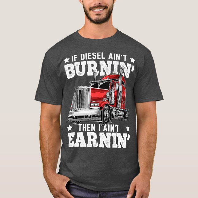 Camiseta Camión Diesel Gran Rig SemiTrailer (Anverso)