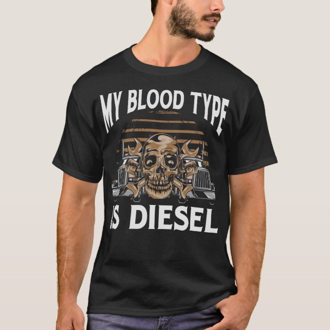 Camiseta Camión diésel S2 (76) (Anverso)