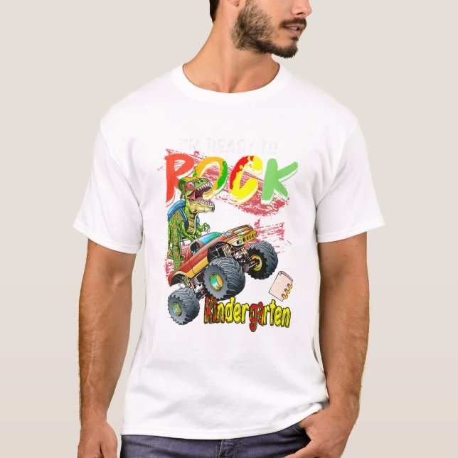 Camiseta Camión Dinosaurios Chicos soy (Anverso)