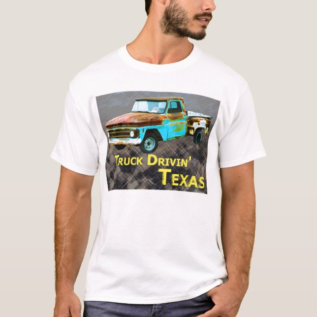 Camiseta Camión Drivin Tejas (Anverso)