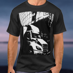 Camiseta Camión en Montreal Canadá. Conductor de camión