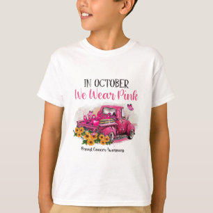 Camiseta Camión En Octubre Nosotros Vestimos De Rosa Concie