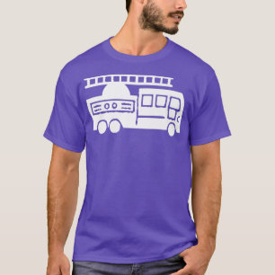 Camiseta Camión escalera de bomberos