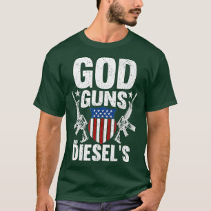 Camiseta Camión estadounidense diesel propietario de un arm