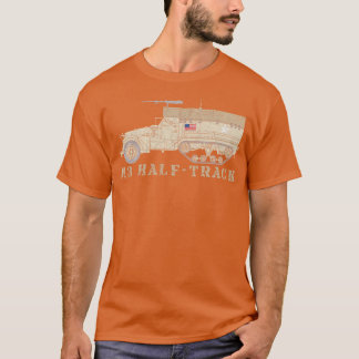 Camiseta Camión estadounidense M3 de media pista de color W