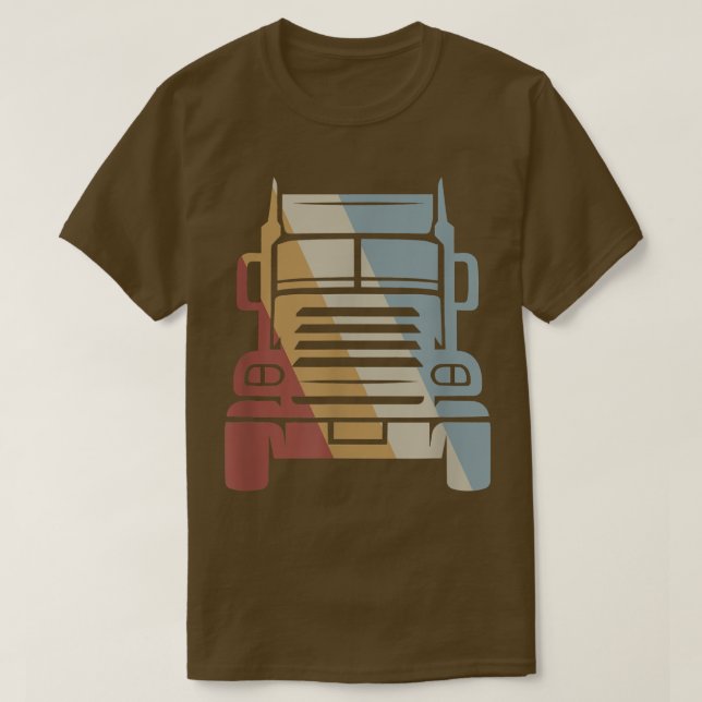Camiseta Camión Estilo Retro Vintage  (Diseño del anverso)