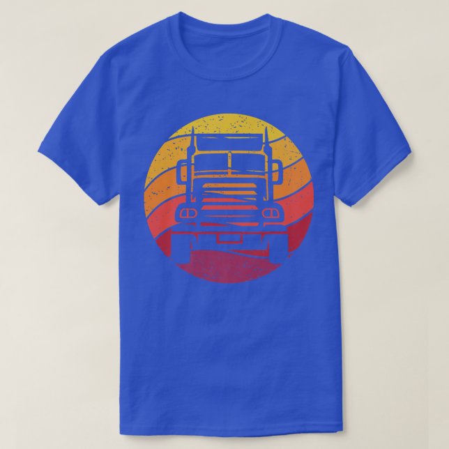 Camiseta Camión Estilo Retro Vintage 2844 (Diseño del anverso)