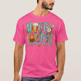 Camiseta Camión feliz alimentado por acampadas de alcohol