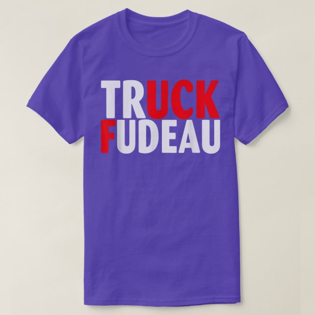 Camiseta Camión Fudeau Justin Trudeau Convoy por la liberta (Diseño del anverso)