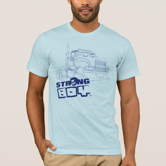 Camiseta camión fuerte (Anverso)