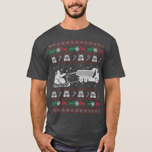 Camiseta Camión gracioso Navidades feos dulces regalos de N