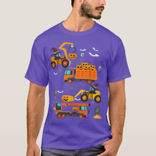 Camiseta Camión Grúa Vehículo de Construcción Halloween Cal