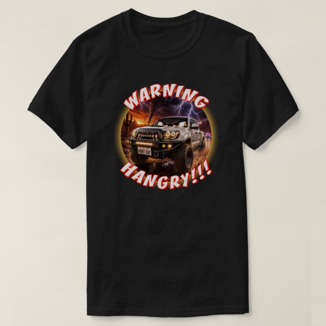 Camiseta Camión Hambriento (Diseño del anverso)