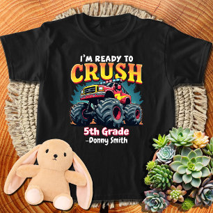 Camiseta Camión listo para aplastar el quinto grado de vuel