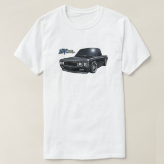 Camiseta Camión Luv Clásico Aplastado en Negro