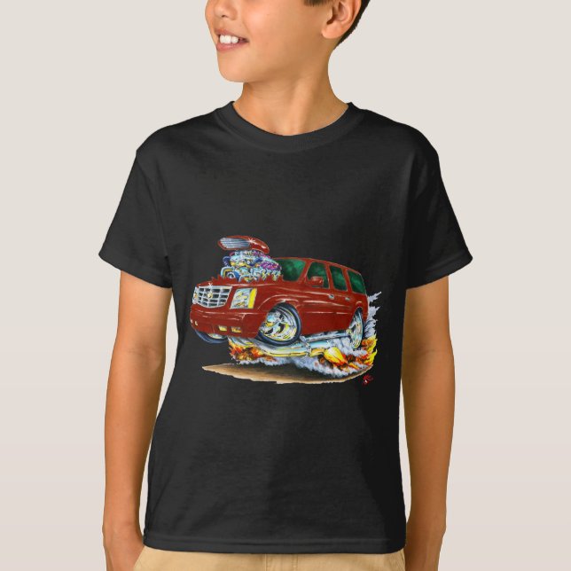 Camiseta Camión marrón de Cadillac Escalade (Anverso)