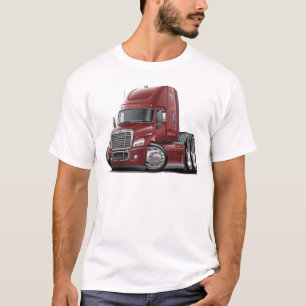 Camiseta Camión marrón de Freightliner Cascadia