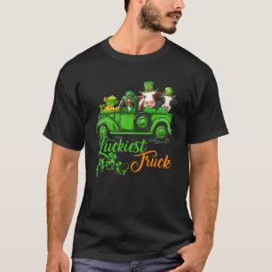 Camiseta Camión más afortunado St Patrick S Day Leprechaun 