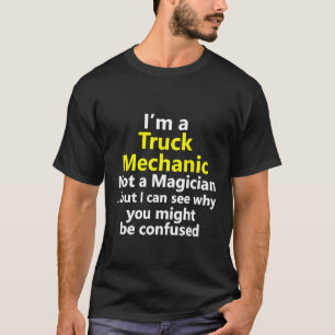 Camiseta Camión mecánico de trabajo Recogida Diesel Monster