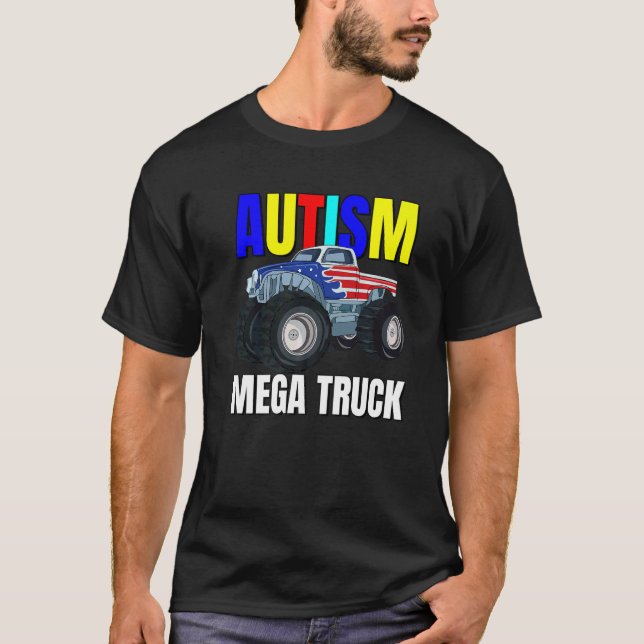 Camiseta Camión Mega Autismo (Anverso)