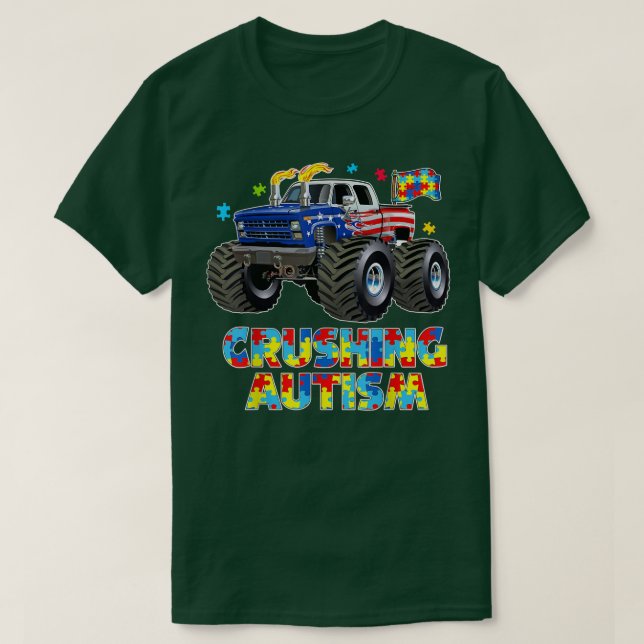 Camiseta Camión Mega Autismo 74 (Diseño del anverso)