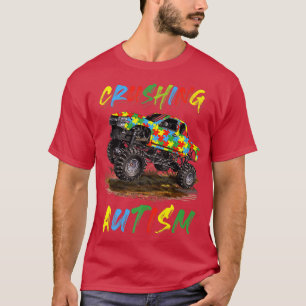 Camiseta Camión Megatronismo de Autismo Aplastando Autismo 