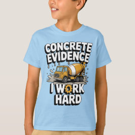 Camiseta Camión Mezclador De Cemento Divertido Para Niños A