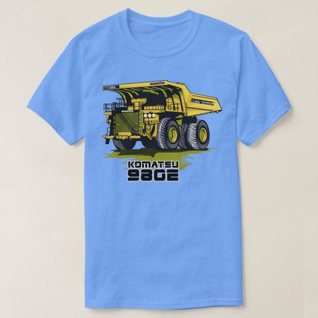 Camiseta Camión minero Komatsu 980E (Diseño del anverso)