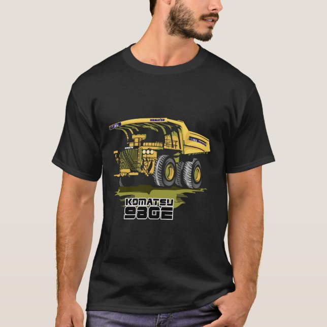 Camiseta Camión minero Komatsu 980E (Anverso)