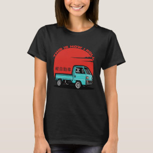 Camiseta Camión Mini Kei Car Japón Cabina Sobre Compacto 4w