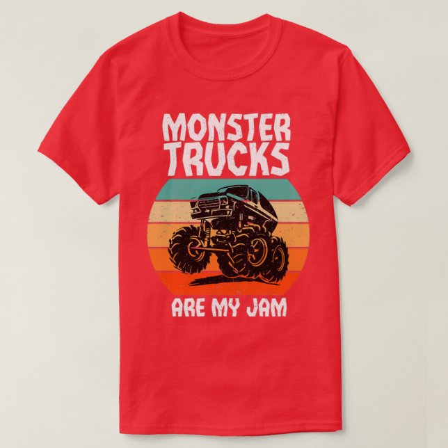 Camiseta Camión Monster Camión Monstruo Camión Monstruo par (Diseño del anverso)
