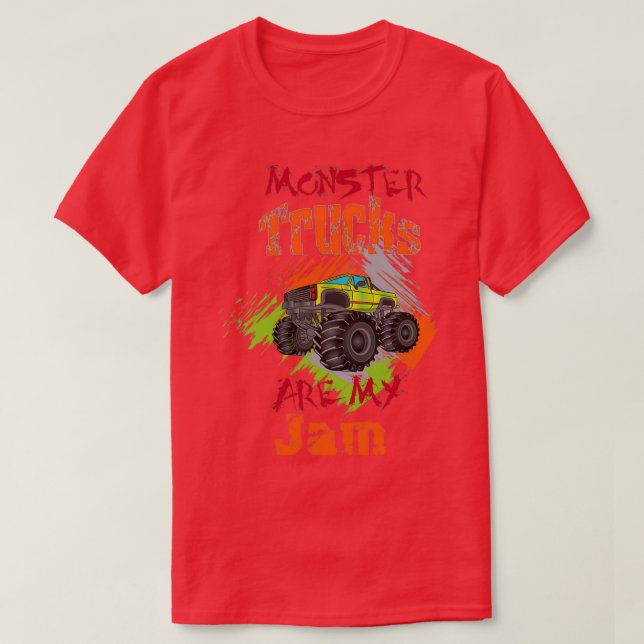 Camiseta Camión Monster de Camión (Diseño del anverso)