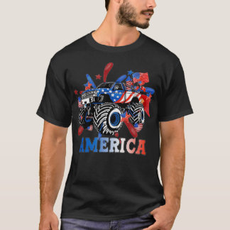 Camiseta Camión Monster de Estados Unidos