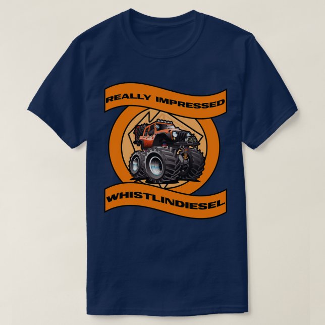 Camiseta Camión monster de Whistlindiesel 4 (Diseño del anverso)