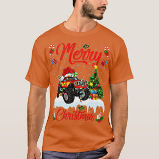Camiseta Camión Monster ilumina el Camión Santa Monster de 
