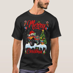 Camiseta Camión Monster ilumina el Camión Santa Monster de 