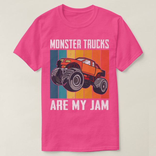 Camiseta Camión monstruo (Diseño del anverso)