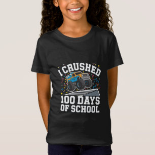Camiseta Camión Monstruo 100 Días de Escuela 100º Día de Es