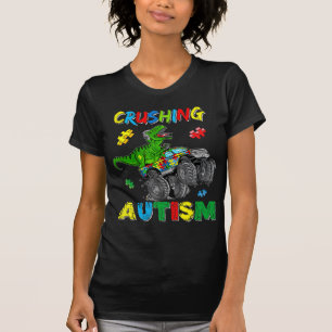 Camiseta Camión monstruo aplastando autismo australiano Sen
