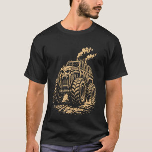 Camiseta Camión Monstruo Apocalíptico Inspirado en la caja 