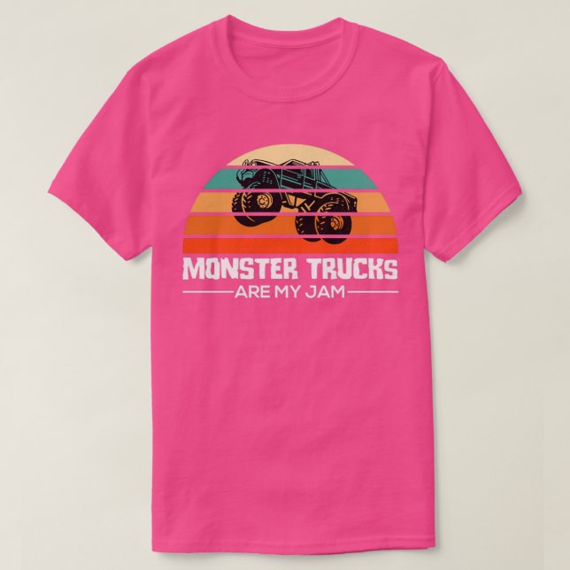 Camiseta Camión Monstruo Camión Camión Niños Camiones Monst (Diseño del anverso)