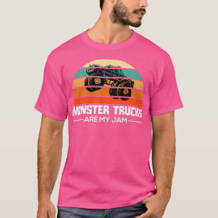Camiseta Camión Monstruo Camión Camión Niños Camiones Monst