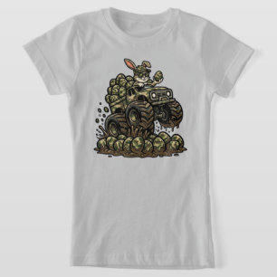Camiseta Camión Monstruo Camuflaje de Pascua